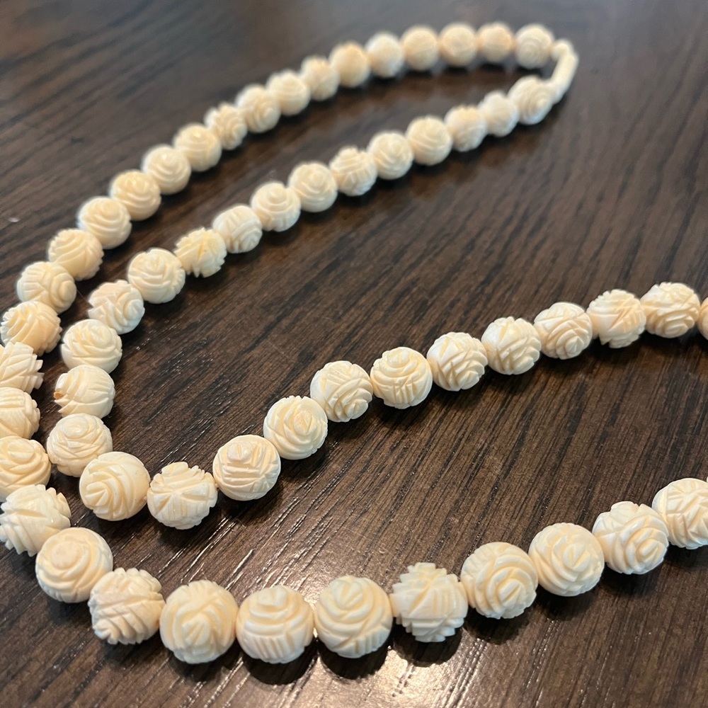 Carved Ivory necklace